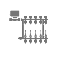 Underfloor heating icon.